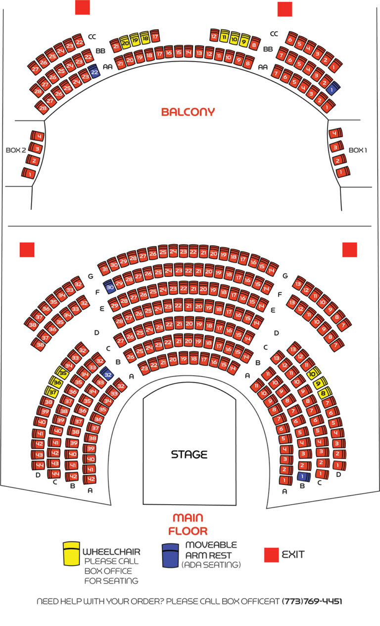 Seating Chart Black Ensemble Theater